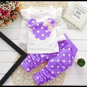 Disney polka dot set